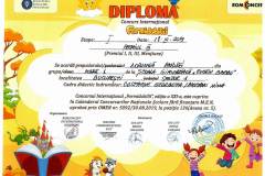 Diplome obținute de elevii de la Școala Gimnazială Eugen Barbu - 2019-2020