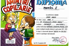 Diplome obținute de elevii de la Școala Gimnazială Eugen Barbu - 2019-2020