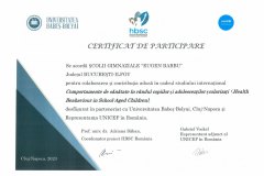 Diplome obținute de elevii de la Școala Gimnazială Eugen Barbu - 2023