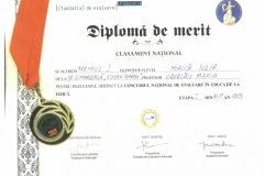 Diplome obținute de elevii de la Școala Gimnazială Eugen Barbu