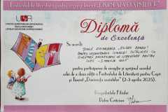 Diplome obținute de elevii de la Școala Gimnazială Eugen Barbu - 2025