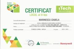 Diplome obținute de elevii de la Școala Gimnazială Eugen Barbu - 2019