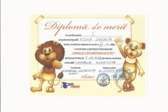 Diplome obținute de elevii de la Școala Gimnazială Eugen Barbu - 2019